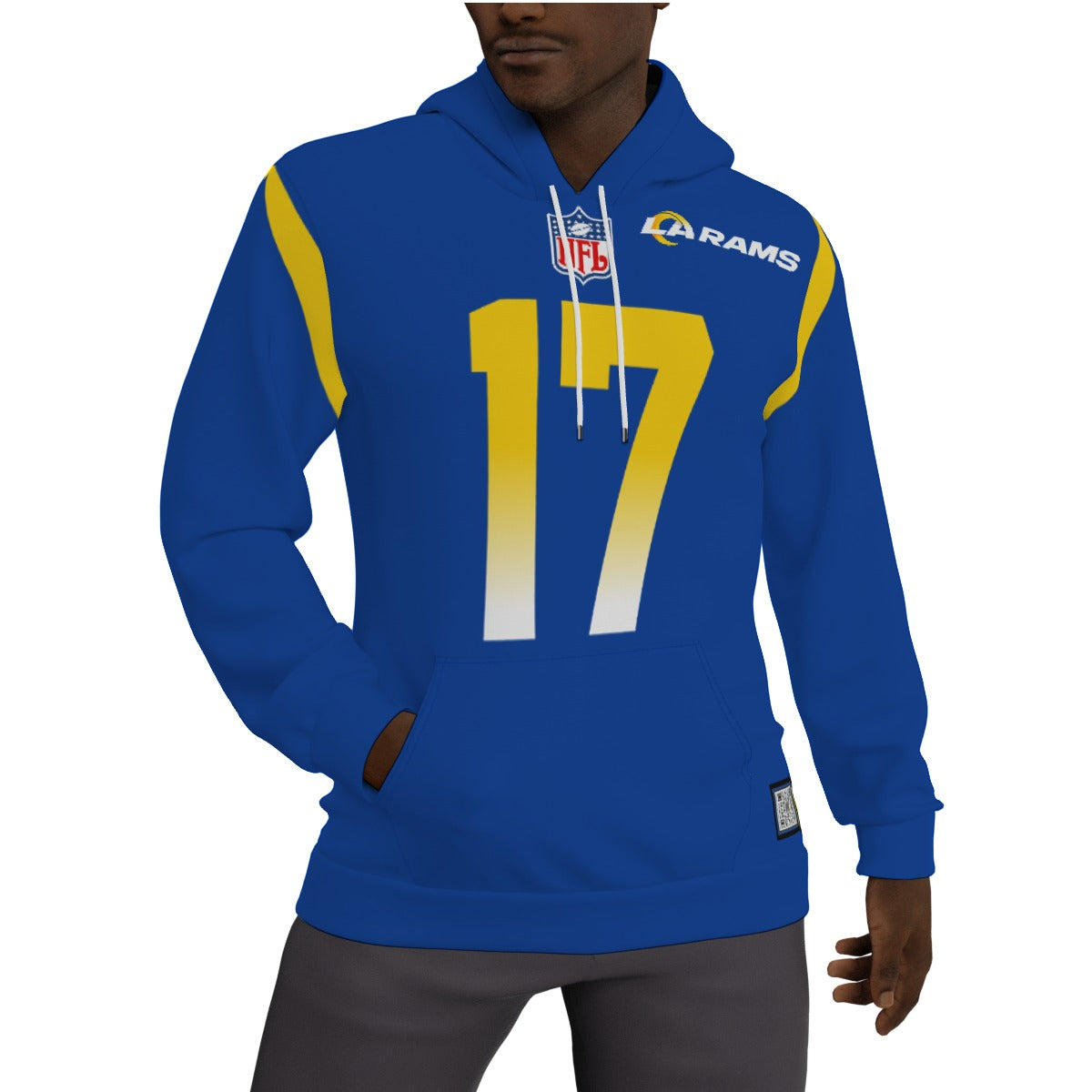 Los Angeles Rams Puka Nucua Blue Jersey Hoodie