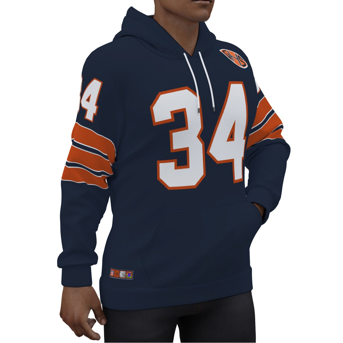 Walter Payton Chicago Bears Vintage Jersey Hoodie