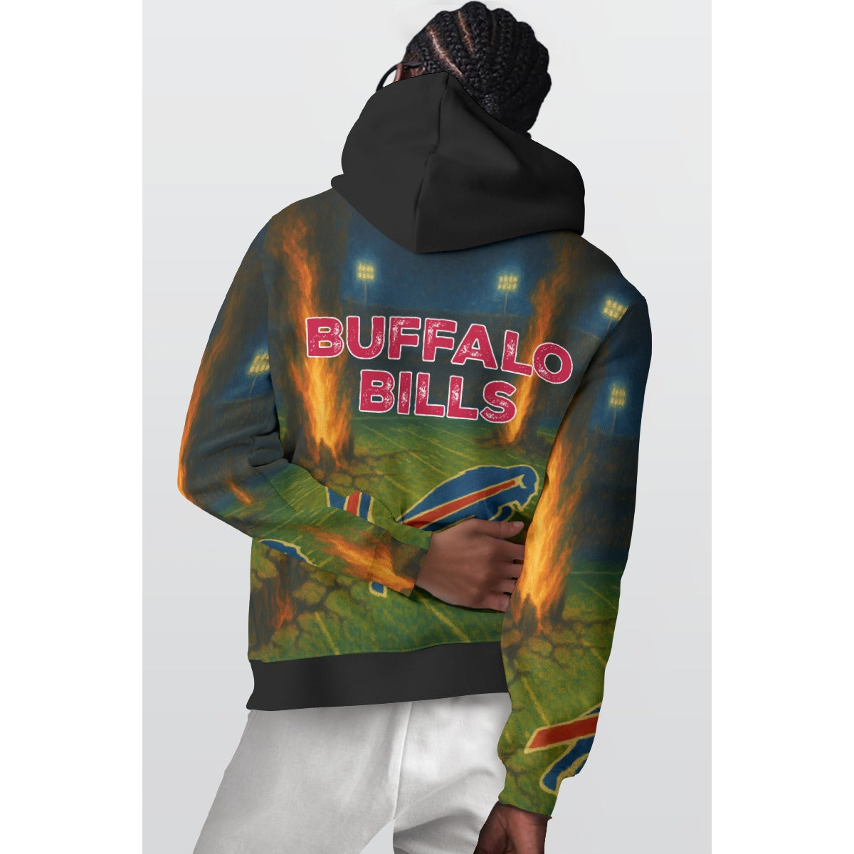 Josh Allen Fire Buffalo Hoodie