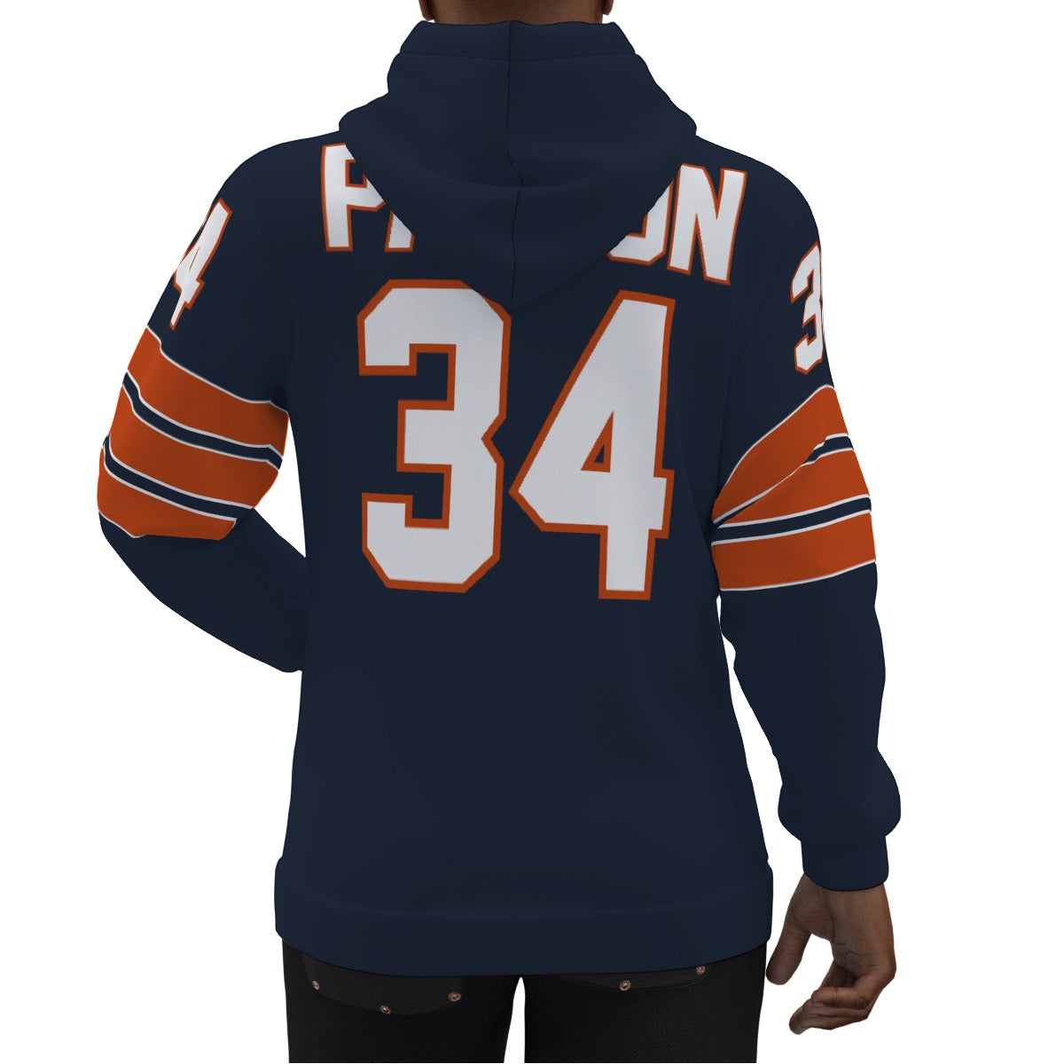 Walter Payton Chicago Bears Vintage Jersey Hoodie