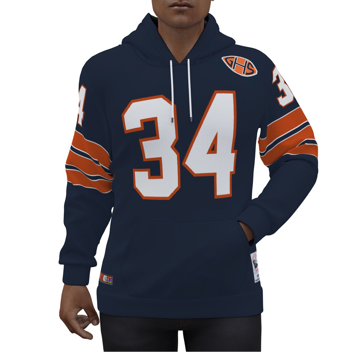 Walter Payton Chicago Bears Vintage Jersey Hoodie
