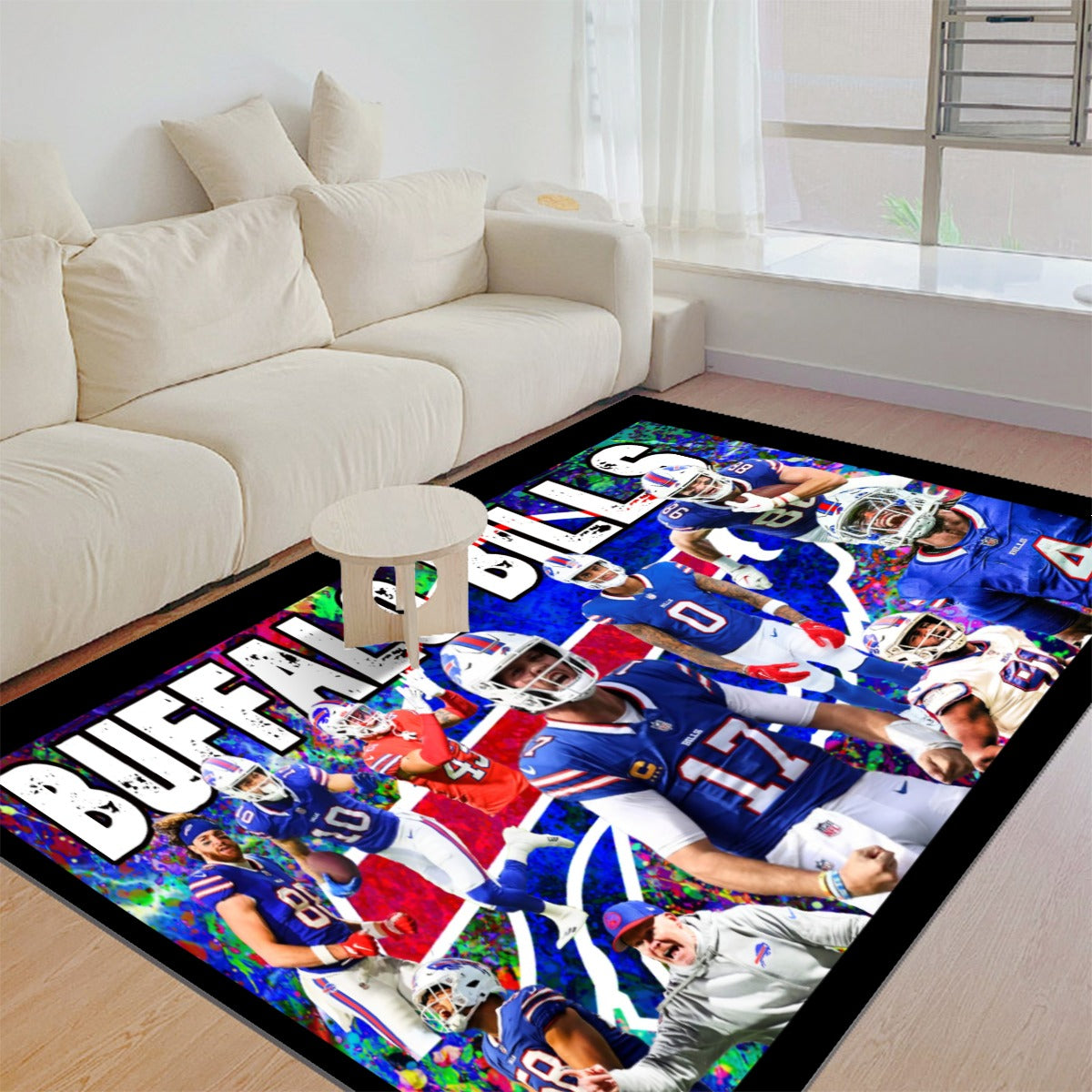 2024 Buffalo Bills Team Collage Carpet Version 1