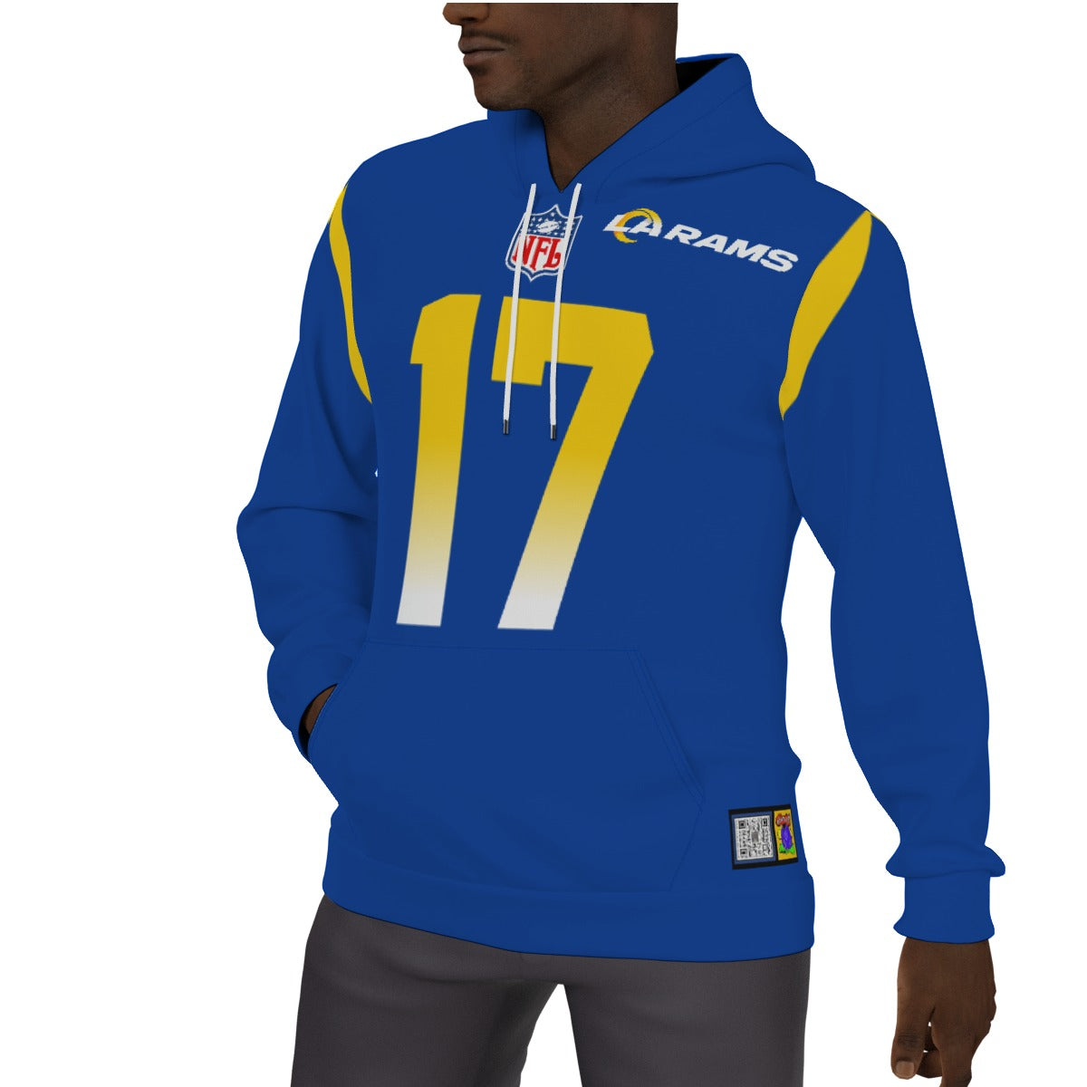 Los Angeles Rams Puka Nucua Blue Jersey Hoodie