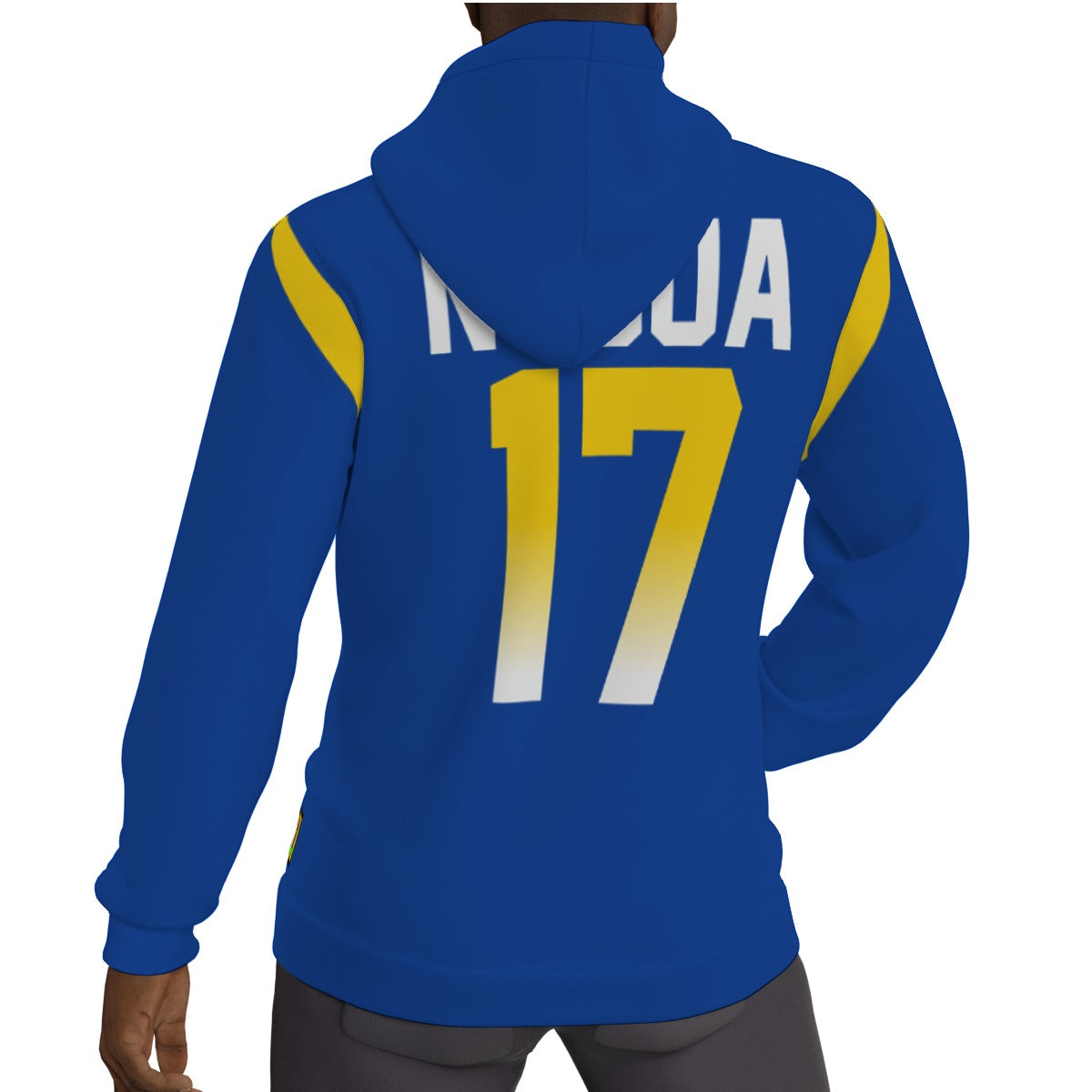 Los Angeles Rams Puka Nucua Blue Jersey Hoodie