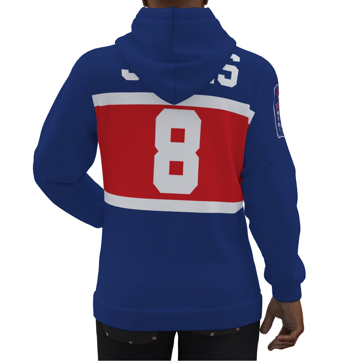 Daniel Jones New York Giants 2024 100th Anniversary Jersey Hoodie