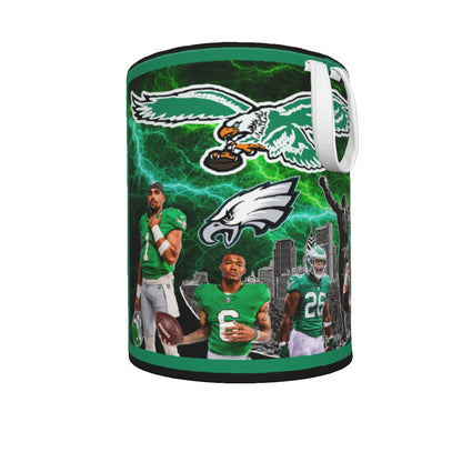 Philadelphia Eagles Electricity Team Collage Foldable Laundry Basket