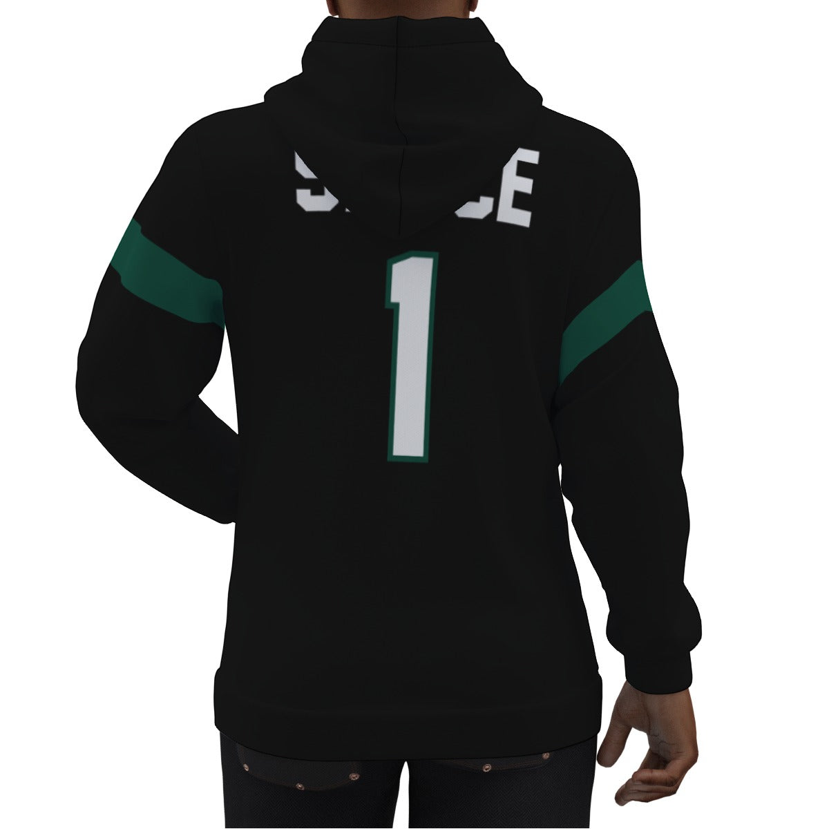 NY Jets Sauce Gardner Black Jersey Hoodie