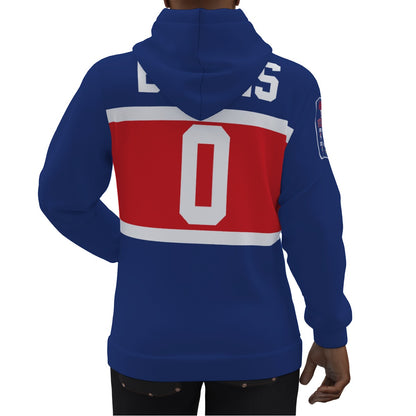 Brian Burns New York Giants 2024 100th Anniversary Jersey Hoodie