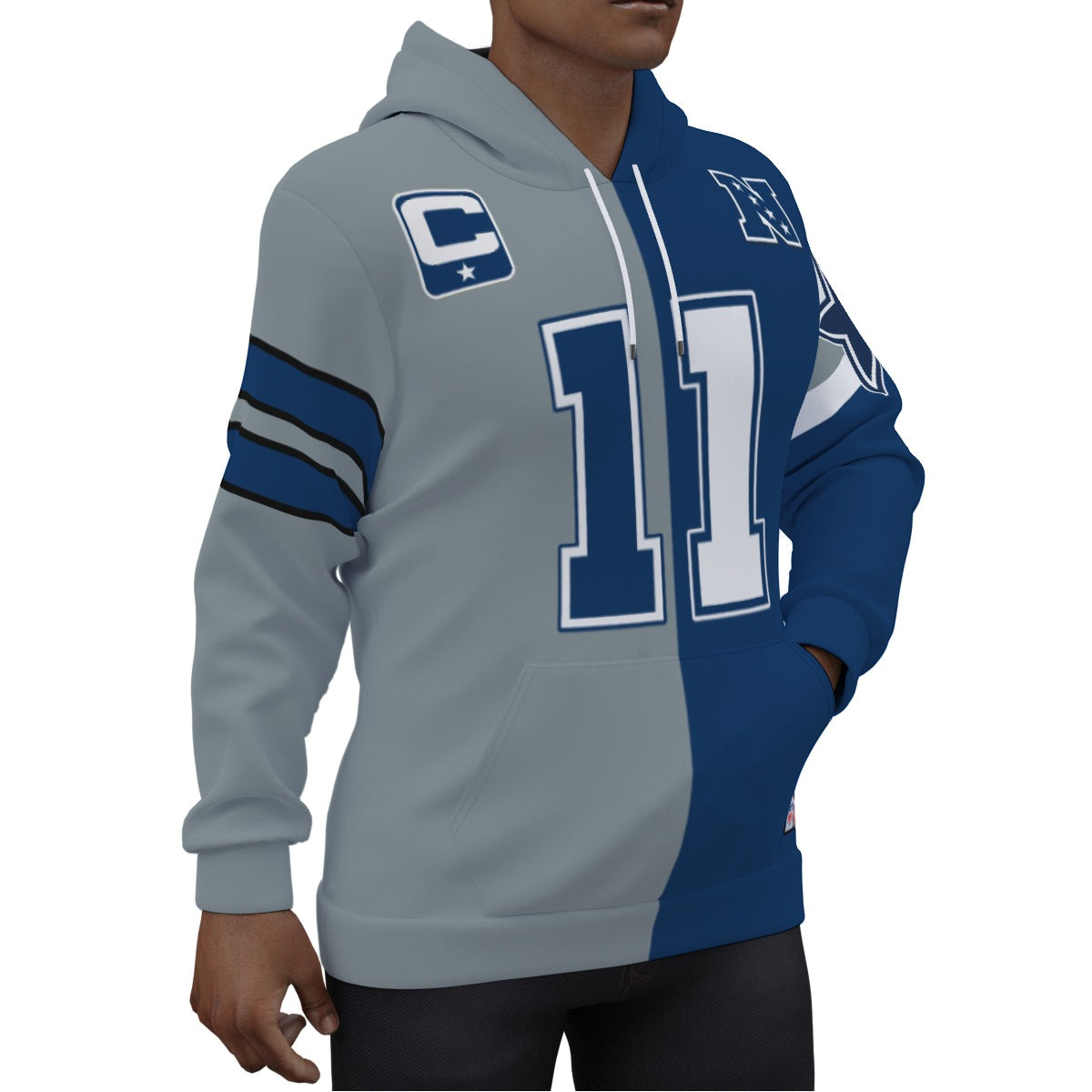 Micah Parsons Dallas Cowboys 1/2 1/2 Jersey Hoodie