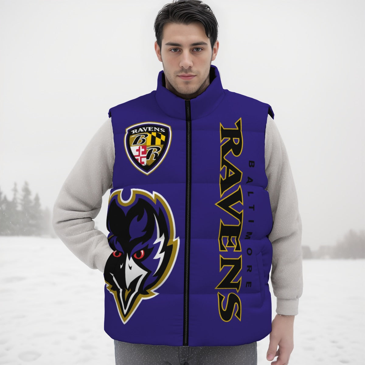 Baltimore Ravens Down Vest