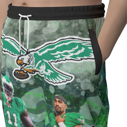 Philadelphia Eagles Casual Pants Team Collage