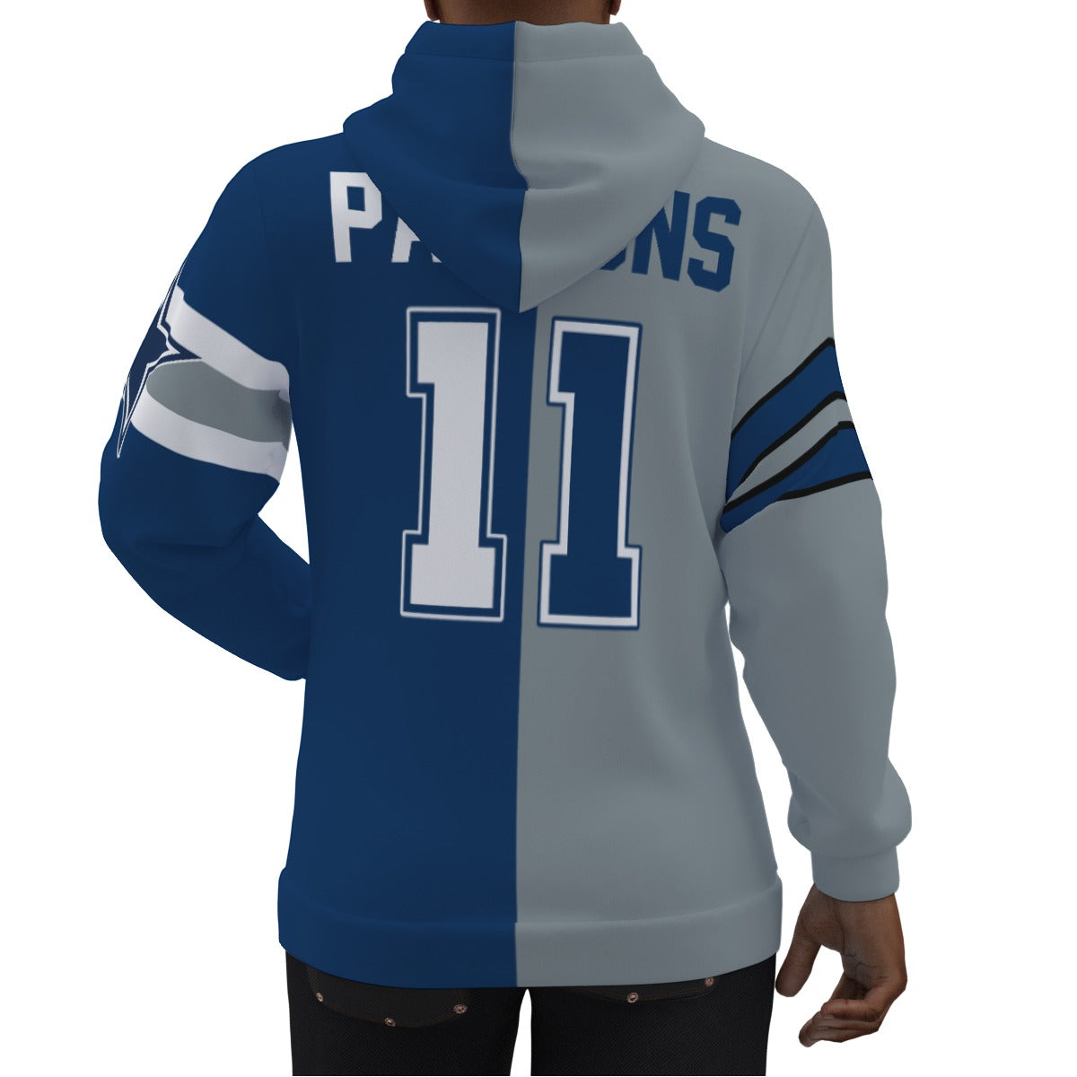 Micah Parsons Dallas Cowboys 1/2 1/2 Jersey Hoodie