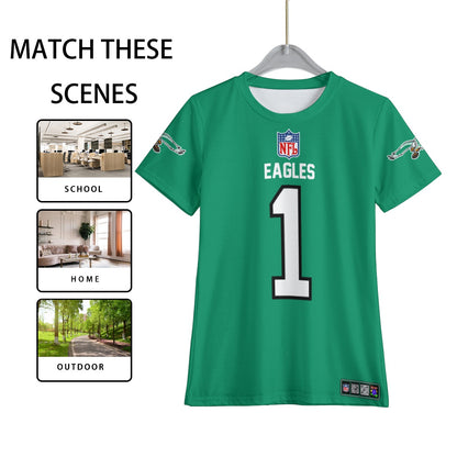 Jalen Hurts Philadelphia Eagles Youth Jersey T-Shirt