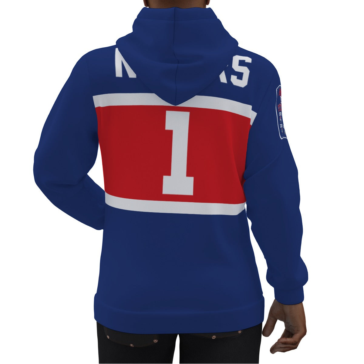 Malik Nabers New York Giants 2024 100th Anniversary Jersey Hoodie