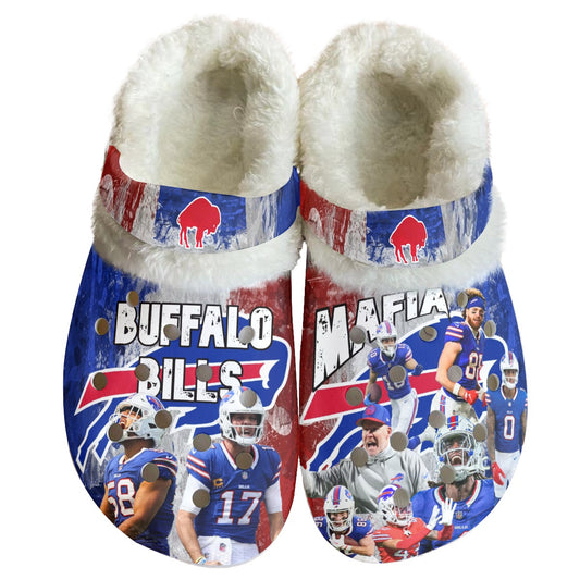 2024 Buffalo Bills Team Fleece Clogs