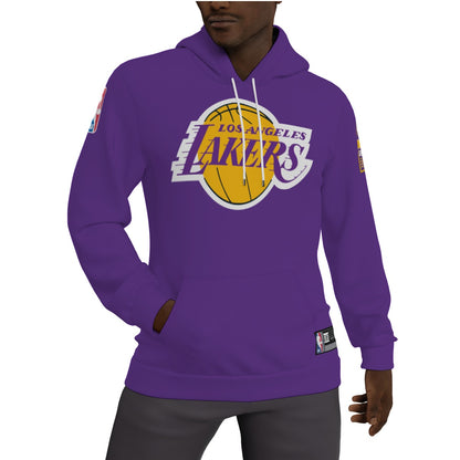 Los Angeles Lakers Fleeced Lined Purple Hoodie