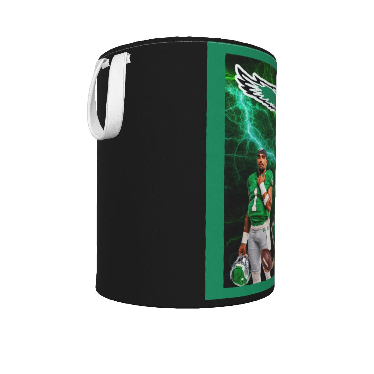 Philadelphia Eagles Electricity Team Collage Foldable Laundry Basket