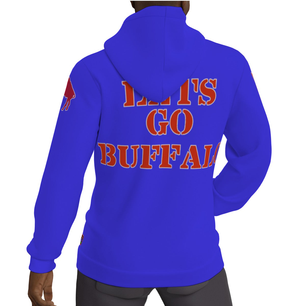 Buffalo Bills Alternative Melted Metal Fleeced Lined Hoodie