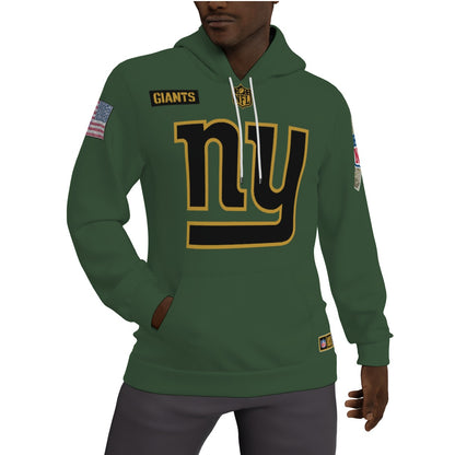 New York Giants Salute to Service Team Fleeced Lined Hoodie