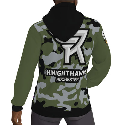 Rochester Knighthawks Camo Fleeced Lined Hoodie