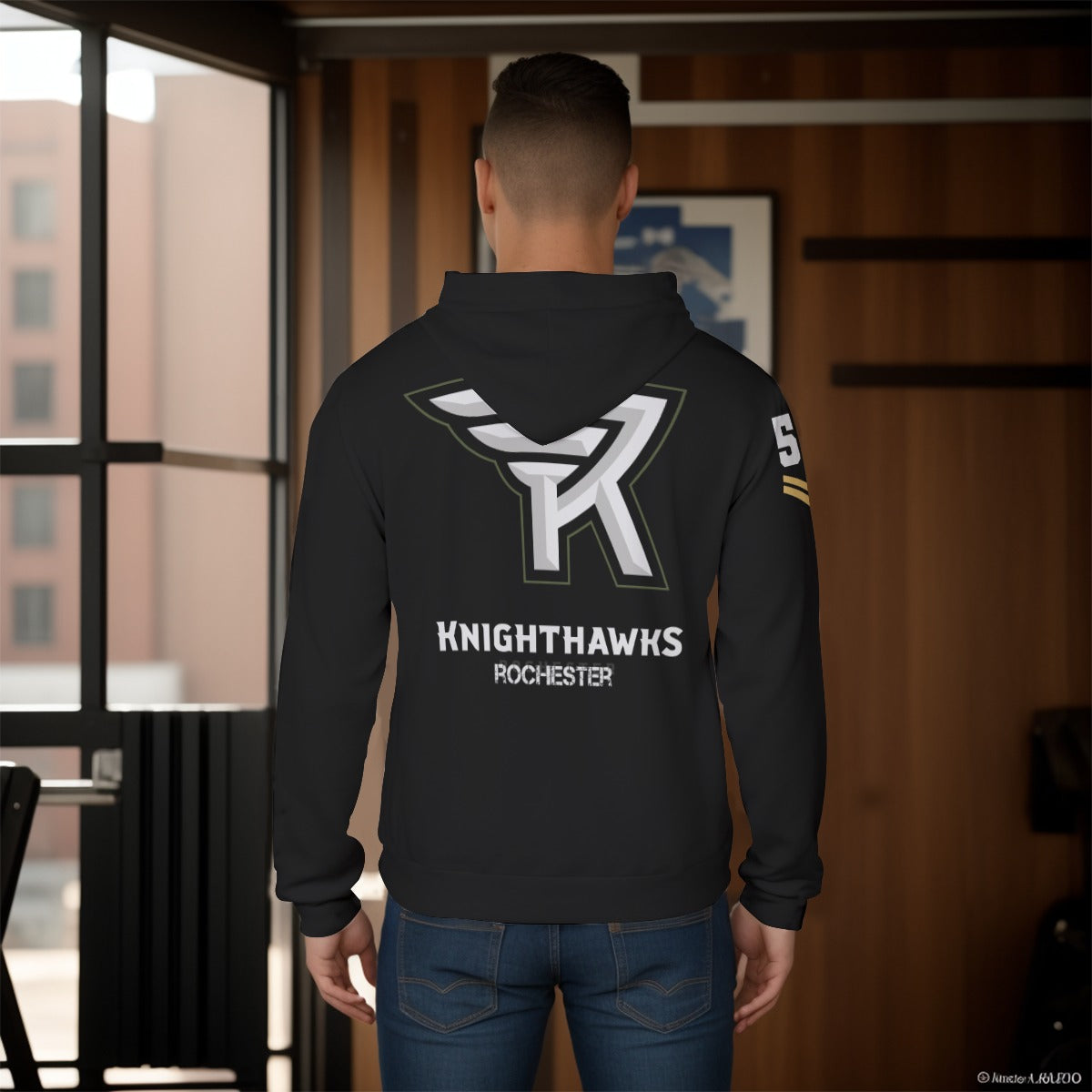 Rochester Knighthawks Black Hoodie