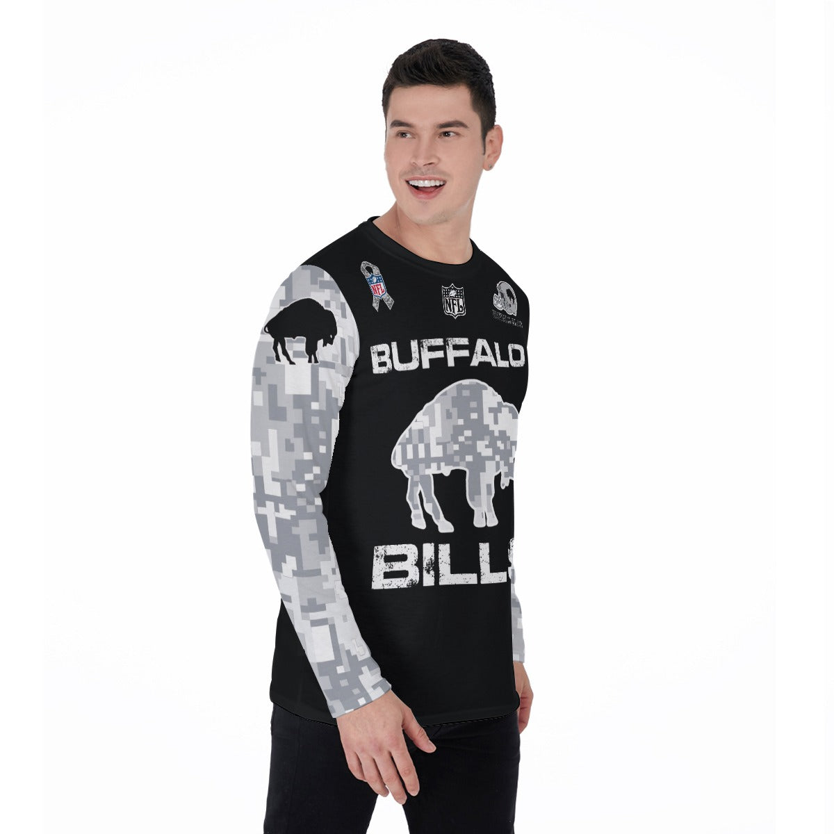 Alternative Black 2024 Salute to Service Long Sleeve Jersey T-Shirt