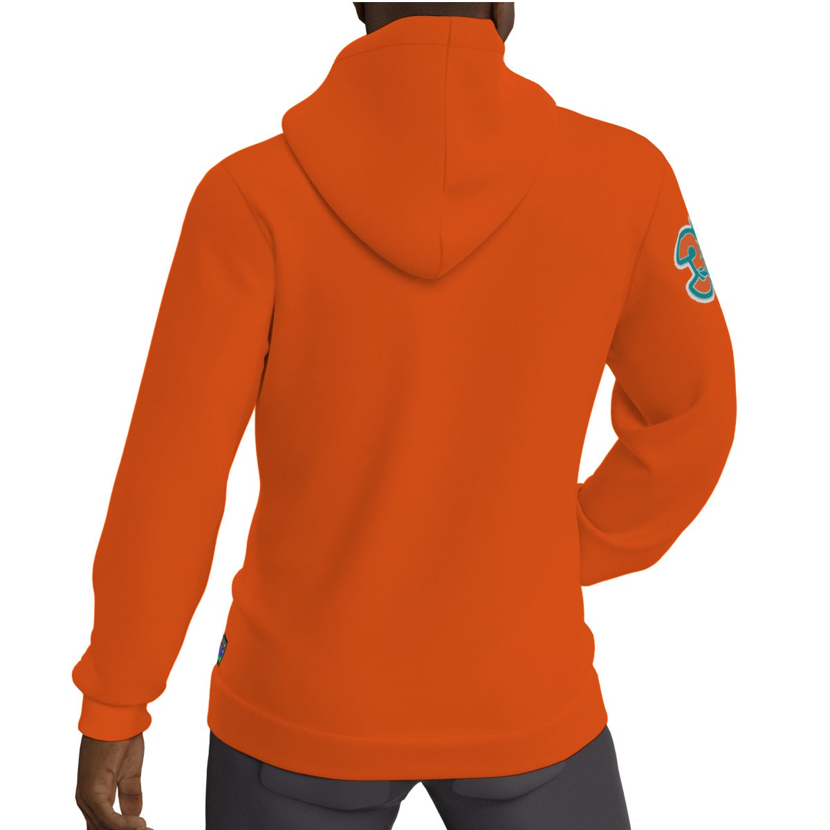 Miami Dolphins Fleeced Lined Orange Hoodie Version 1