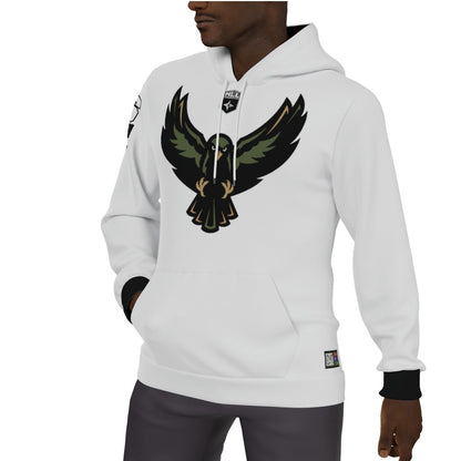 Rochester Knighthawks White Fleeced Lined Hoodie