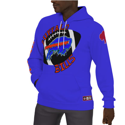 Buffalo Bills Alternative Melted Metal Fleeced Lined Hoodie