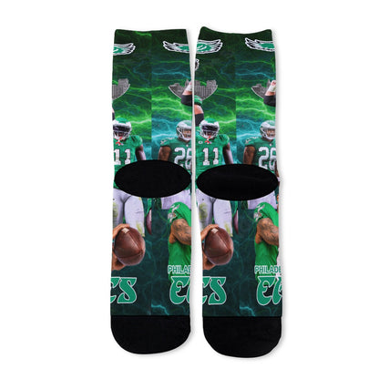 Philadelphia Eagles Electric Team Socks