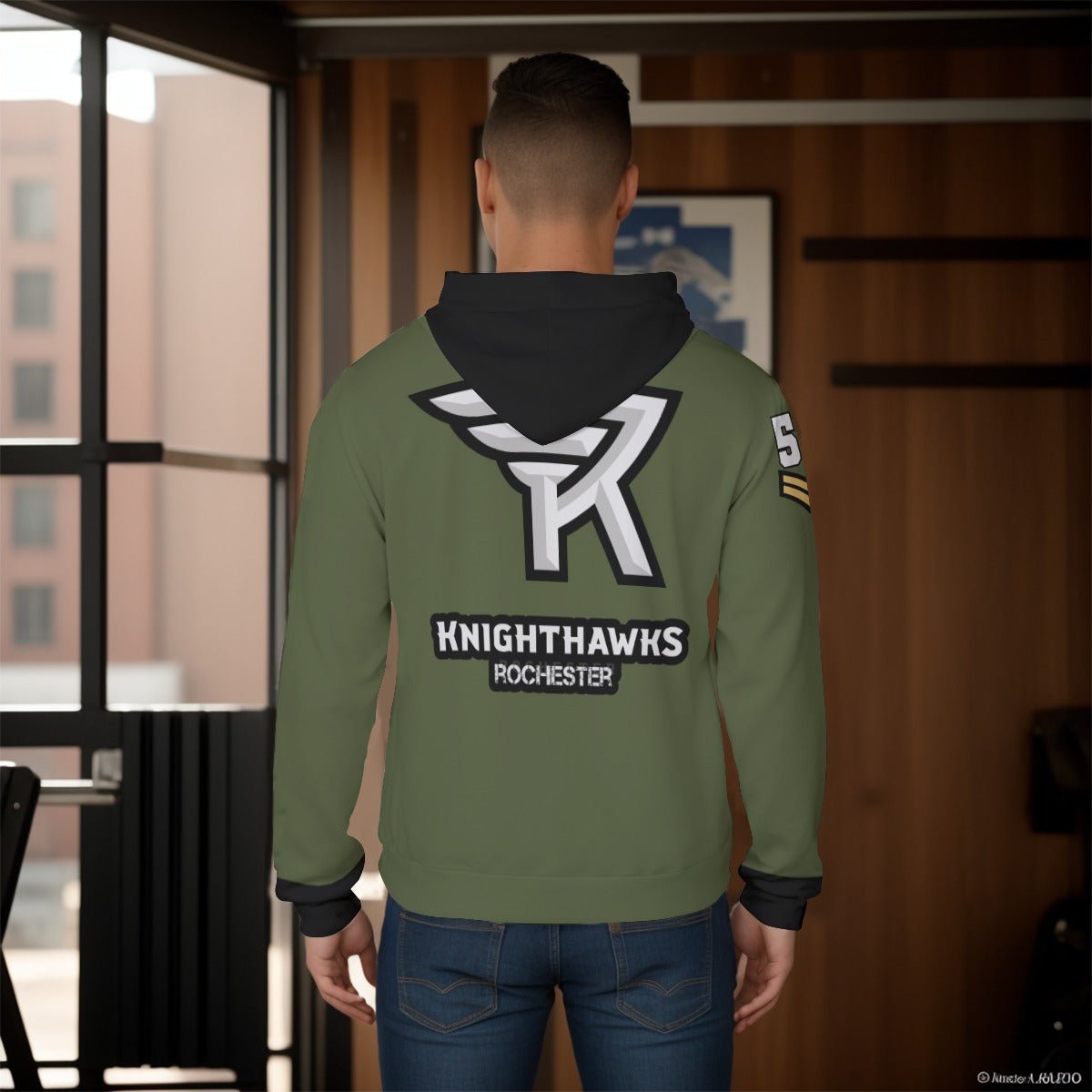 Rochester Knighthawks Green Hoodie