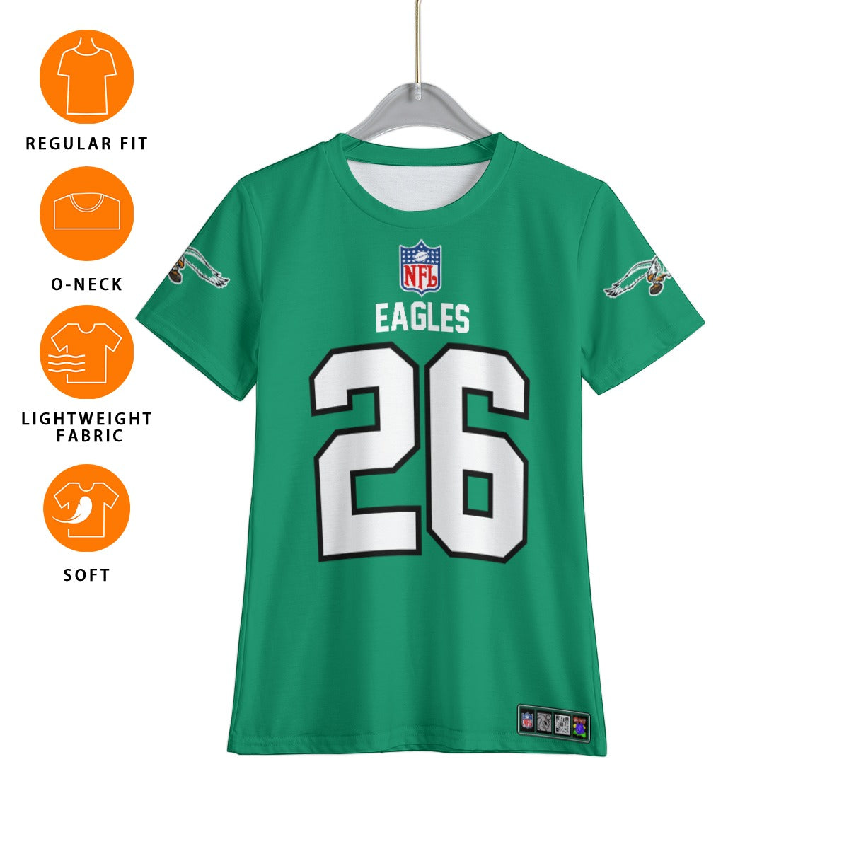 Saquan Barkley Philadelphia Eagles Youth Jersey T-Shirt