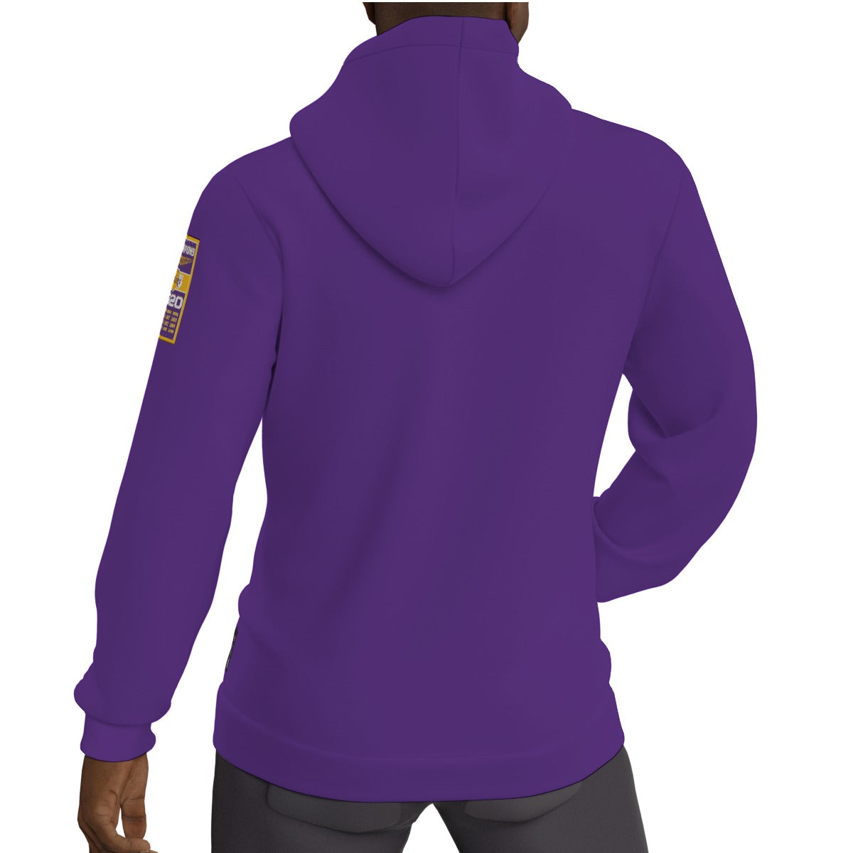 Los Angeles Lakers Fleeced Lined Purple Hoodie