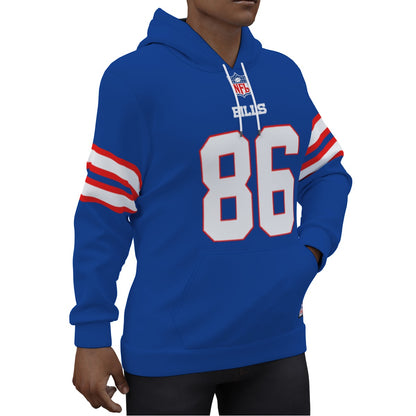 Dalton Kincaid Buffalo Bills Jersey Hoodie