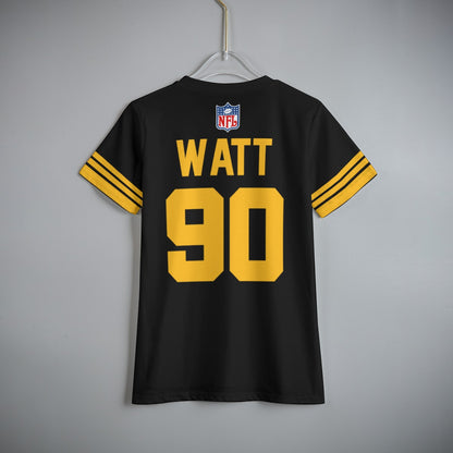 Pittsburgh Steelers TJ Watt Youth Color Rush Jersey T-shirt