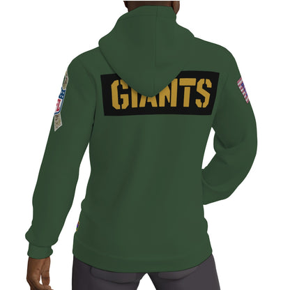 New York Giants Salute to Service Team Fleeced Lined Hoodie