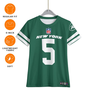 New York Jets Garrett Wilson Youth Jersey T-Shirt