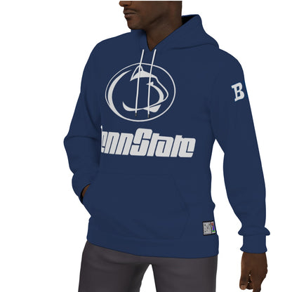 Penn State Blue Fleeced Lined Hoodie