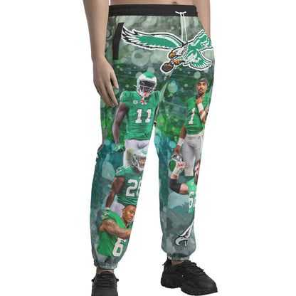 Philadelphia Eagles Casual Pants Team Collage