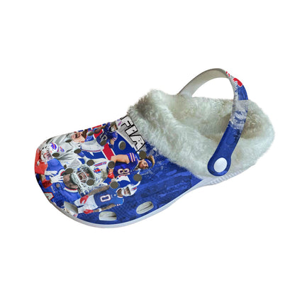 2024 Buffalo Bills Team Fleece Clogs