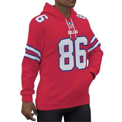 Buffalo Bills Dalton Kincaid Color Rush Jersey Hoodie