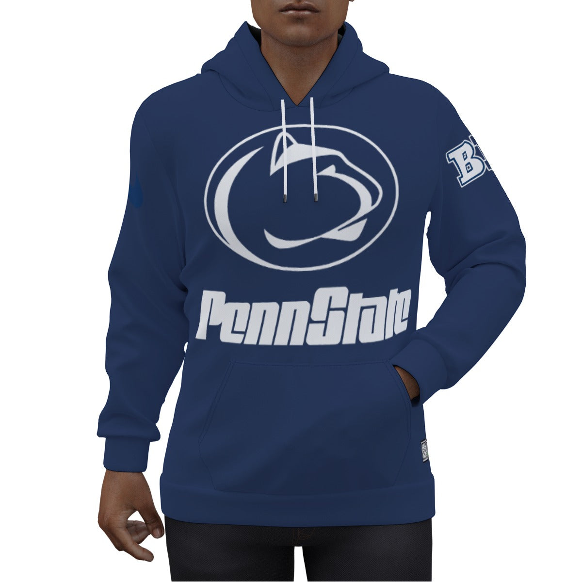 Penn State Blue Hoodie White Letters