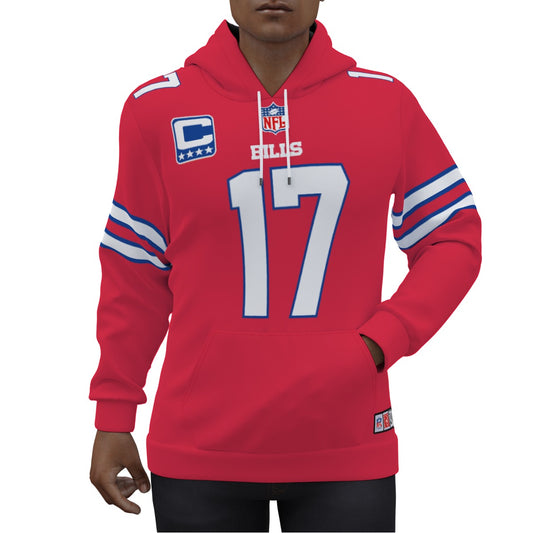 Buffalo Bills Josh Allen Color Rush Jersey Hoodie