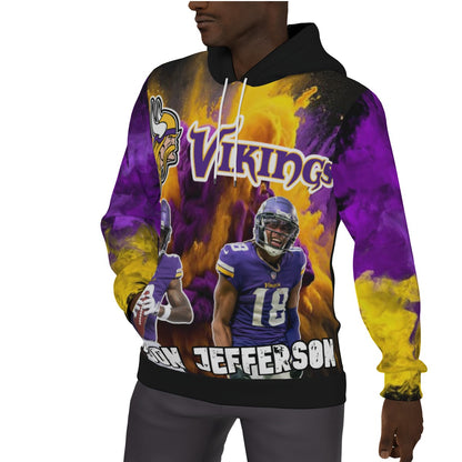 Minnesota Vikings Jefferson and Addison Hoodie