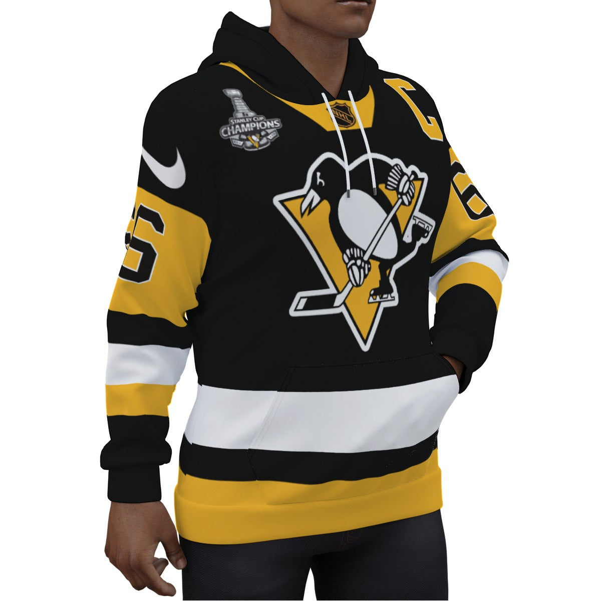 Mario Lemieux Pittsburgh Penguins Jersey Hoodie