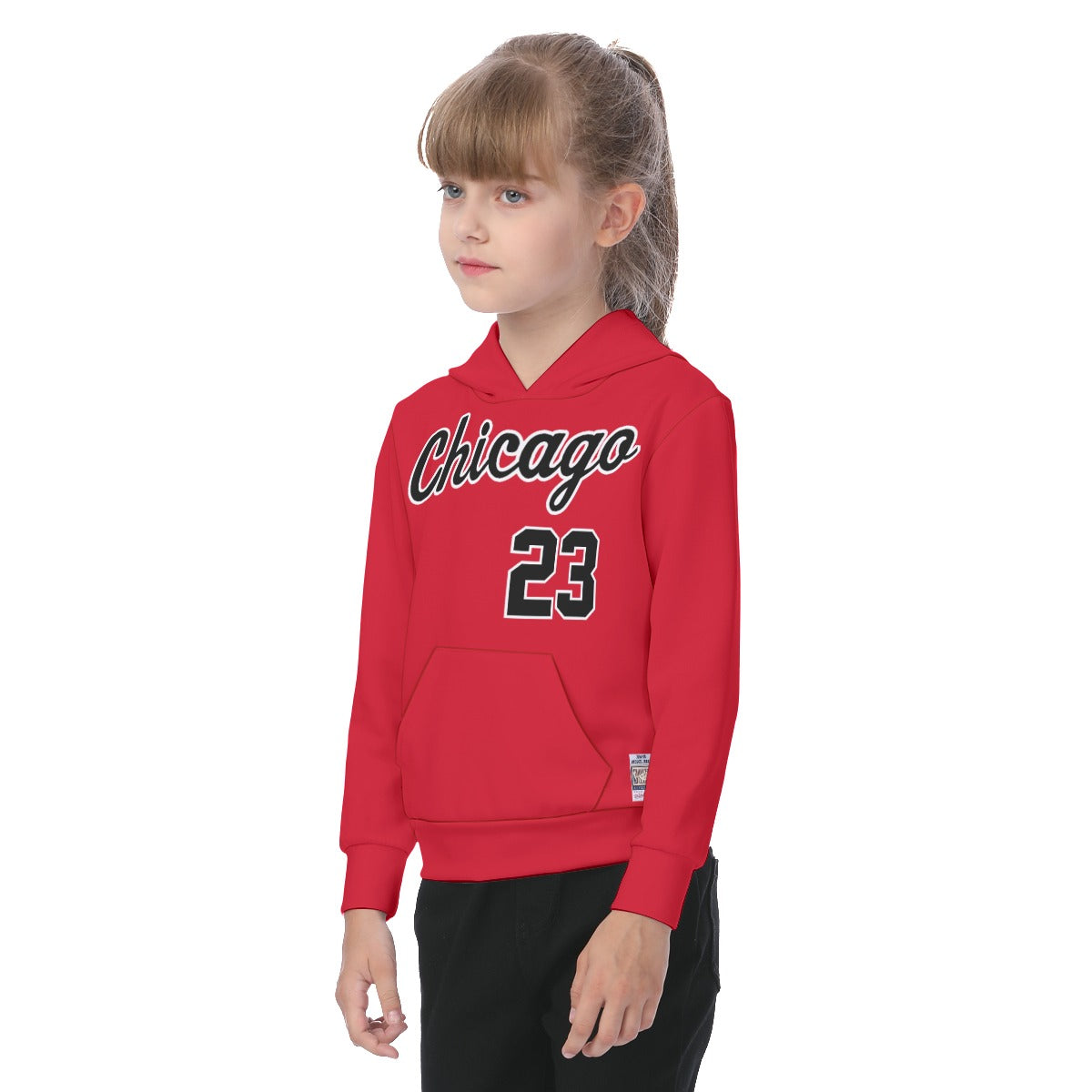 Youth Michael Jordan Red Rookie Jersey Hoodie