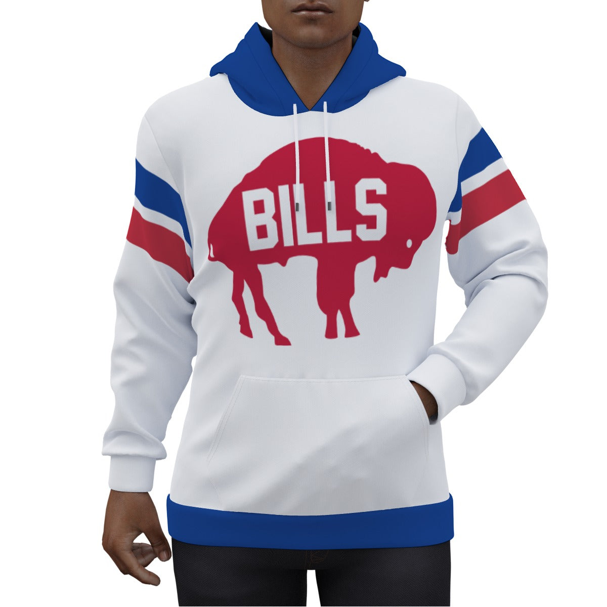 Buffalo Bills White Alternative Jersey Old Logo