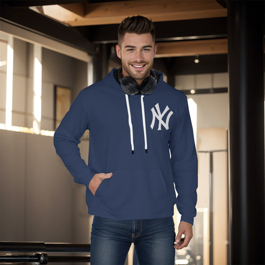 New York Yankees Blue Aaron Judge Jersey Hoodie