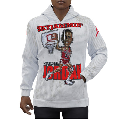 Michael Jordan Skyjammin Vintage White Hoodie