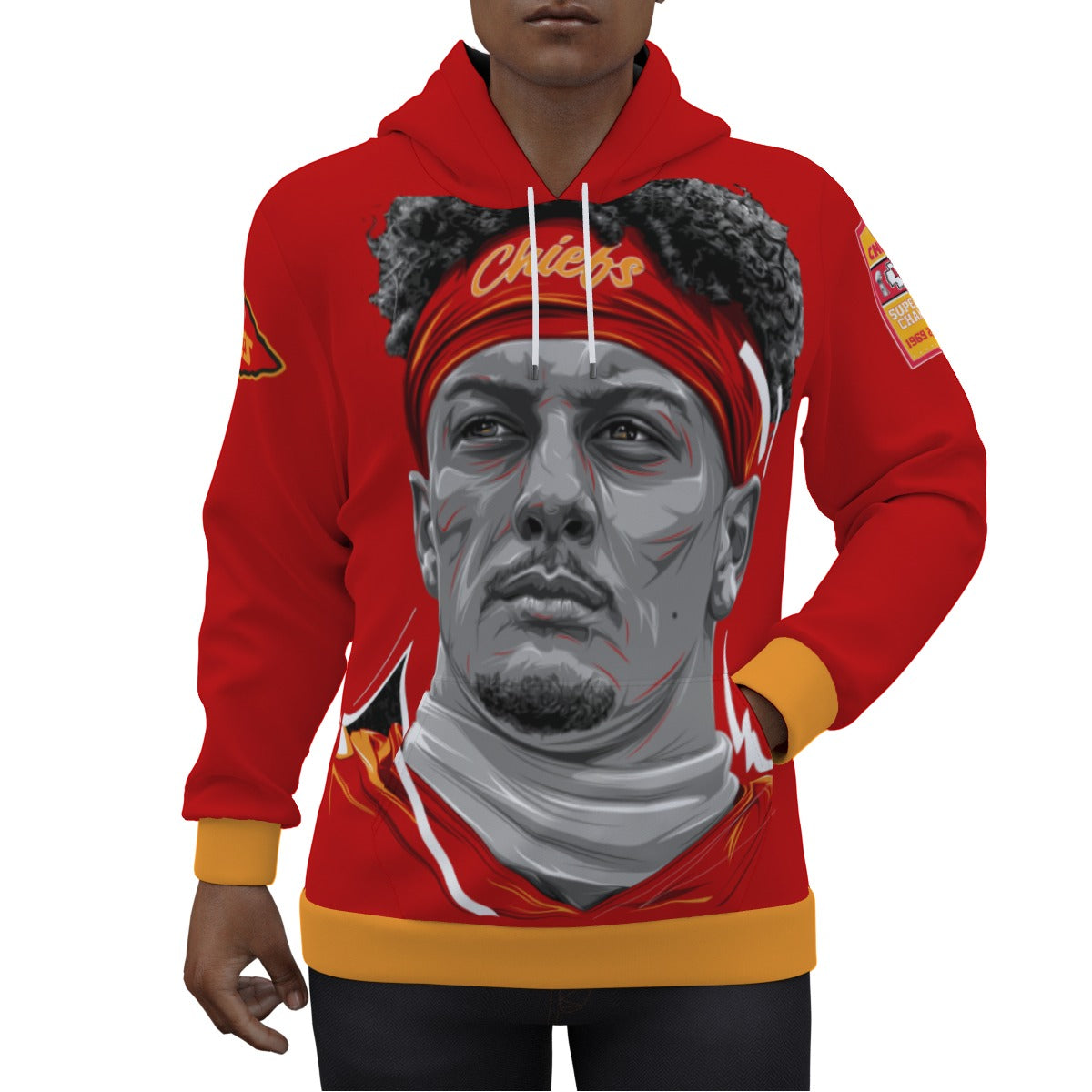 Kansas City Chiefs Patrick Mahomes Face Hoodie